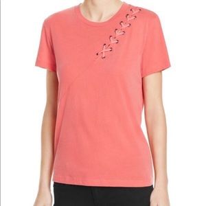 n: PHILANTHROPY Gaia with Lacing Detail Tee